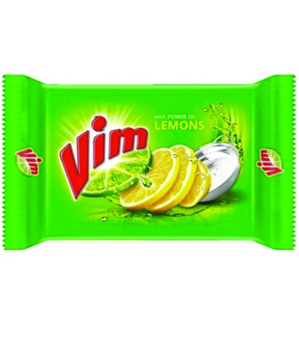 Vim Fresh Lemon Dishwash Bar Household Cleaning Product Kitchen Plate Clean Soap